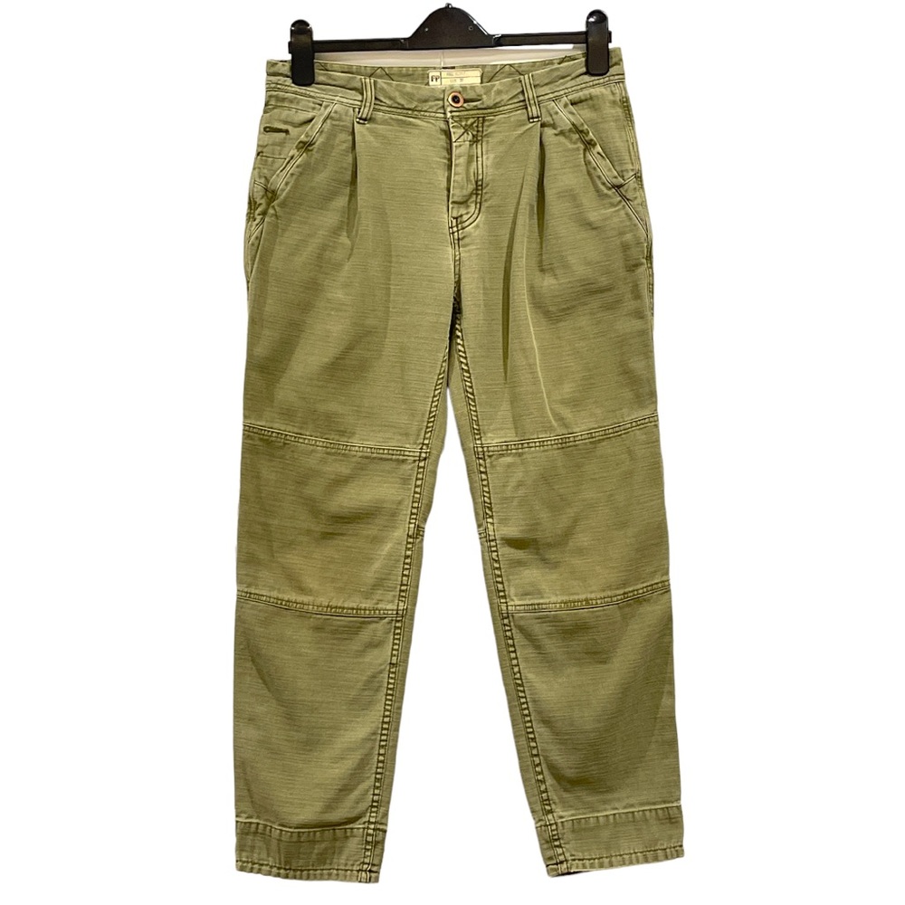 Free People Army Green Utility Style Pants Size 27
